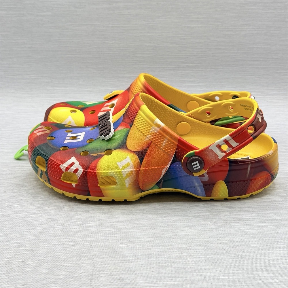 Crocs x M&M's Classic Clog Men's 7 Women's 9 Candy Colorful Limited Edition - Picture 3 of 8